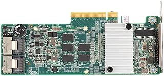 Server Adapter Network Card, Array Card Server Adapter, Fast Transmission SAS Controller RAID Card,Mini SAS Connector Server Array Card for Inspur SA5212H NF5270M3 Server,Plug and Play