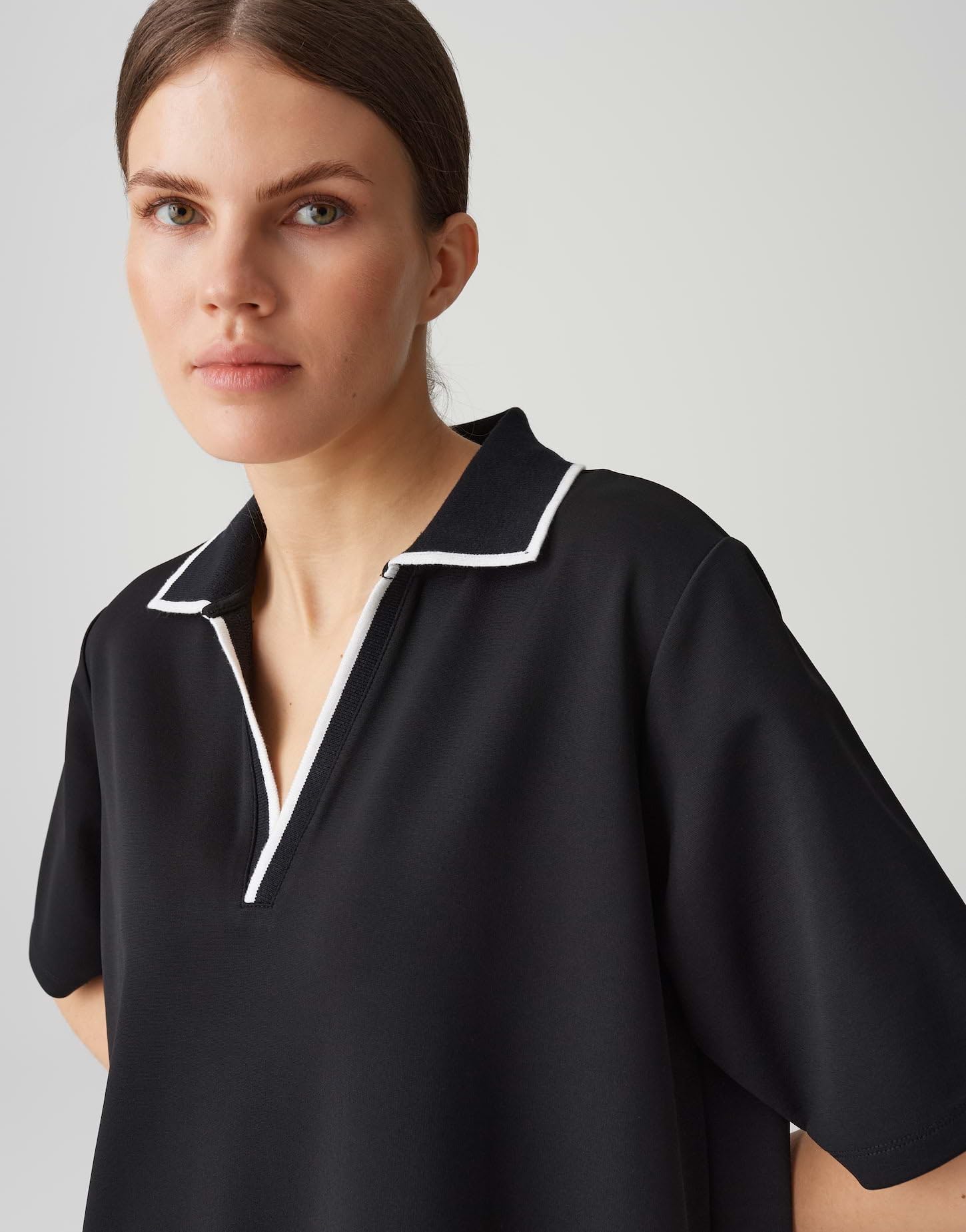 OPUS Damen Minikleid | WEMBLI Modernes Polokleid mit College Flair