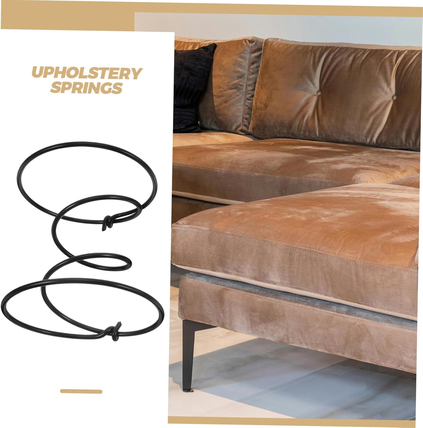 10pcs Furniture Spring Repair Kit Upholstery Springs for Sofa Seat Mount Recliner Rocking Chair Replacement Parts Durability