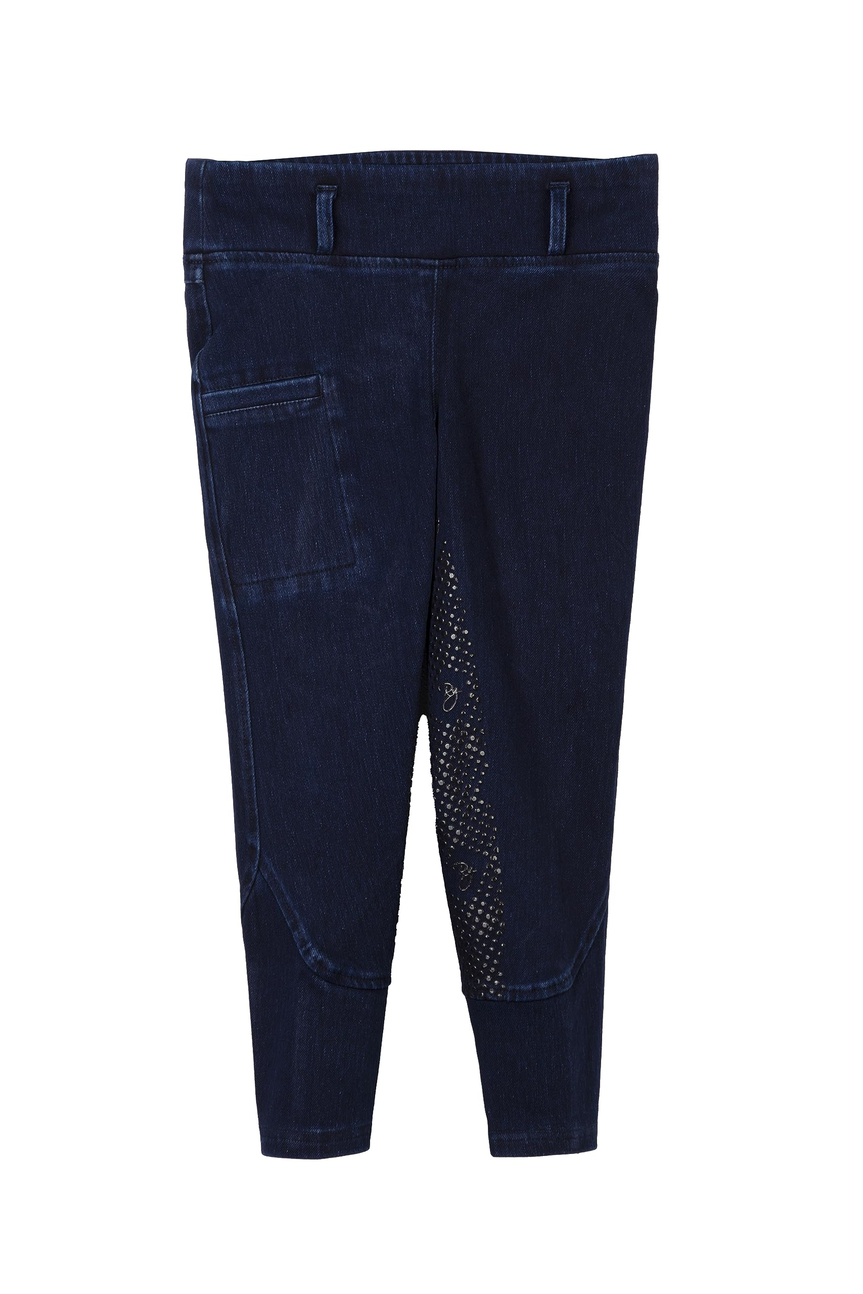 Rydale Kids Riding Tights Boys Girls Junior Jodhpurs Equestrian Breeches (as8, Age, 11_Years, 12_Years, Regular, Denim)