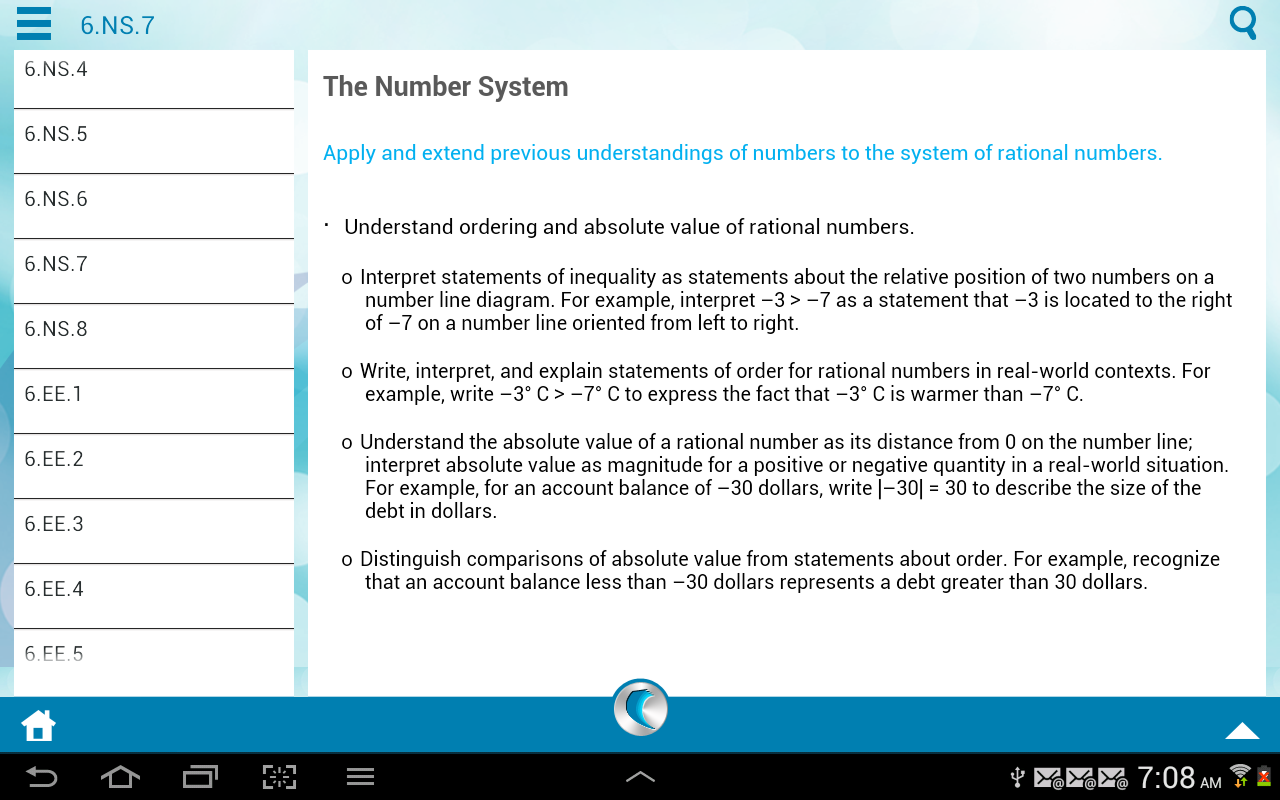 6th Grade Common Core Math by WAGmob - App on Amazon Appstore