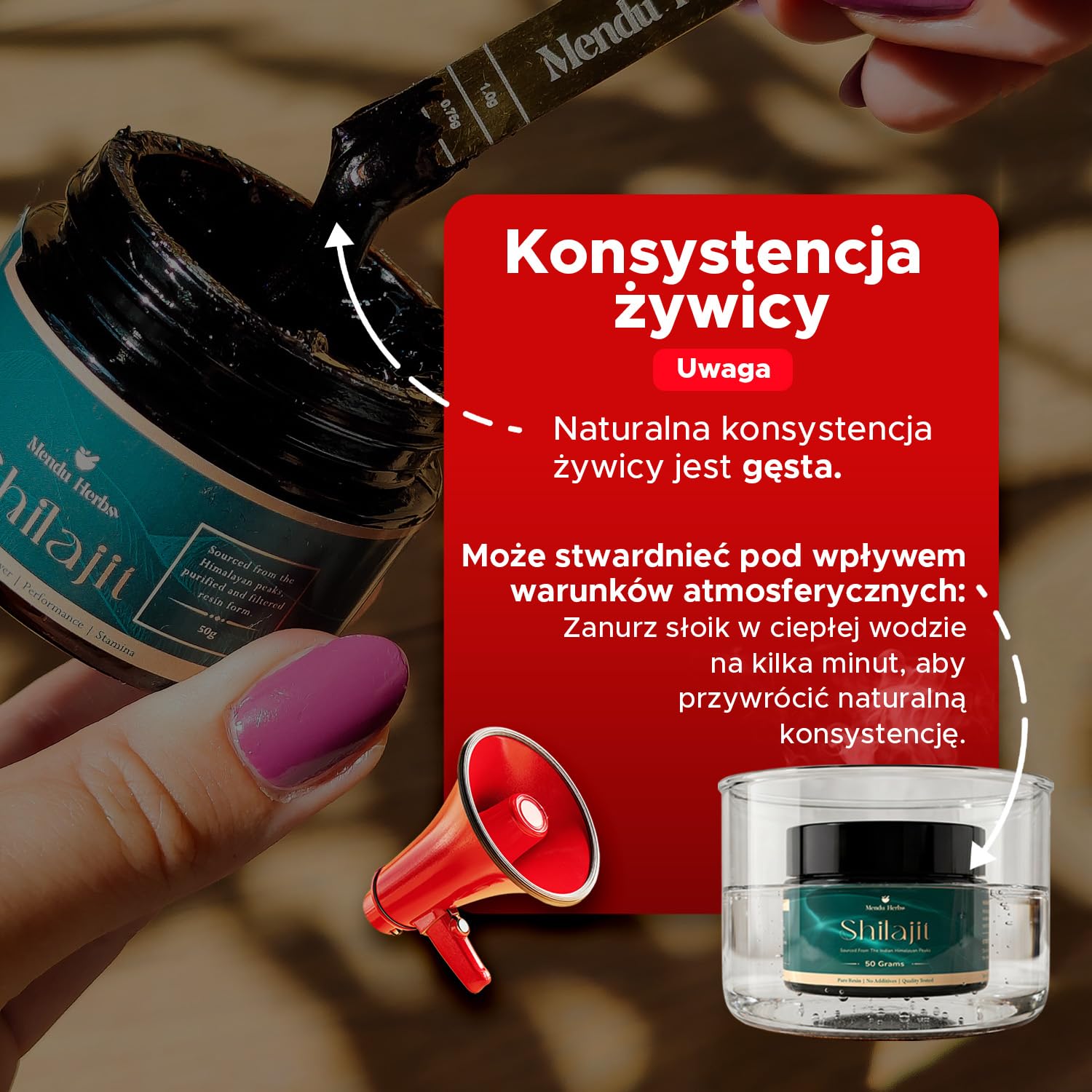 Czysta Himalajska Żywica Shilajit 2 × 30 g - 75% Kwasu Fulwowego - Ponad 85 Minerałów - 100% Oryginalna - Testowana Laboratoryjnie - Energia, Regeneracja, Wsparcie Mózgu