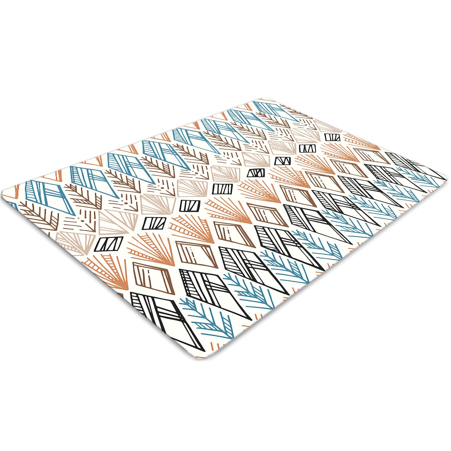Tapis pour protection 120x90 cm en PVC imperméable à motifs tribaux