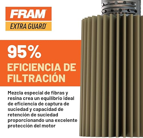 Vista 6 de FRAM EG+ PH4967P, filtro de aceite giratorio de intervalo de cambio de 10,000 millas para modelos de vehículos seleccionados