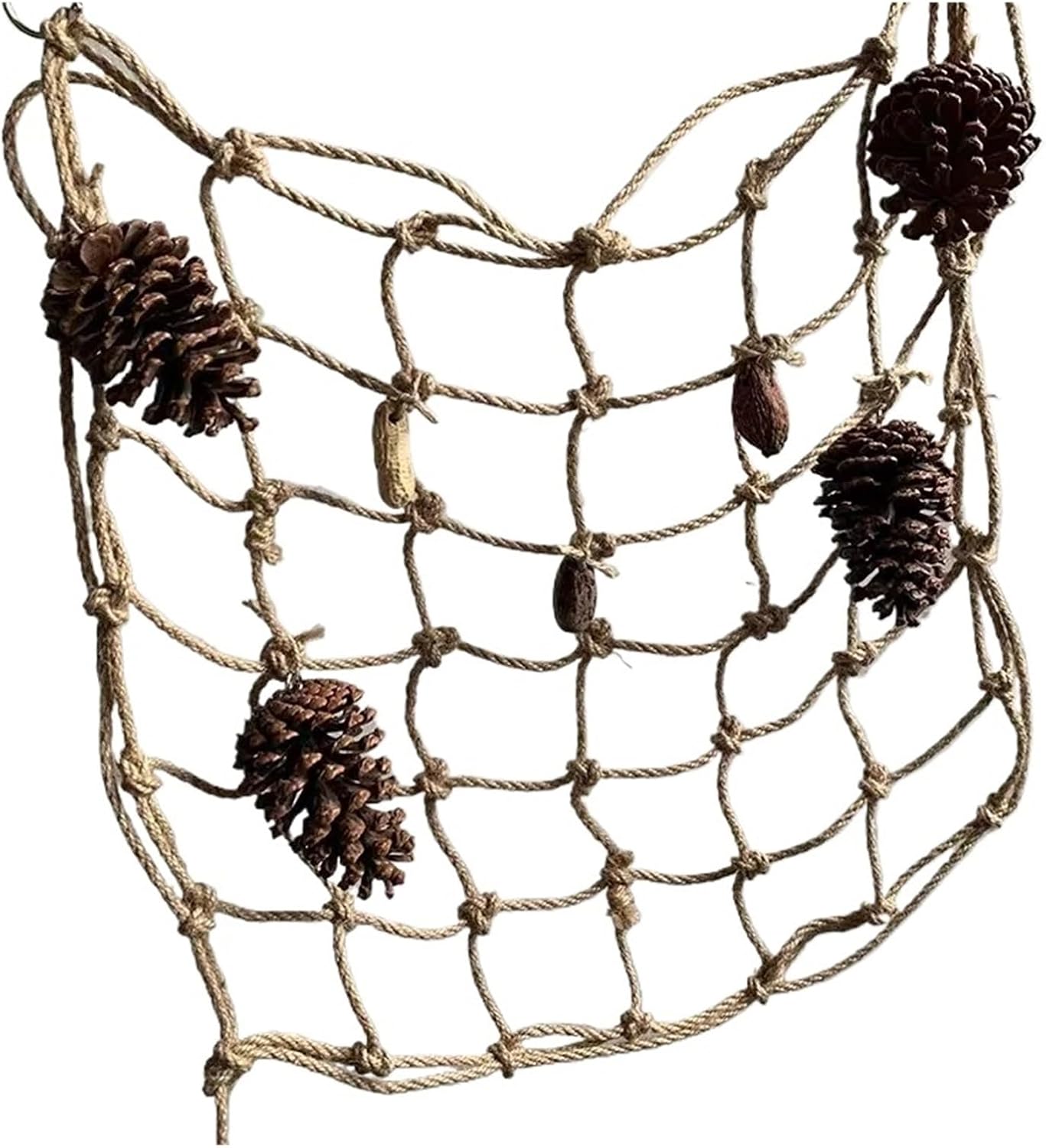 Parrot Climbing Net Swing Rope Bird Stand Hammock with Hook Hanging Climb Chewing Pet Toys