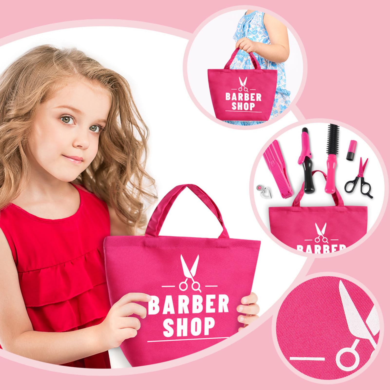 Kit De Coiffure Pour Enfants : Un Salon De Beauté Complet Pour Stimuler La Creativite Des Petites Filles De 3 A 9 Ans