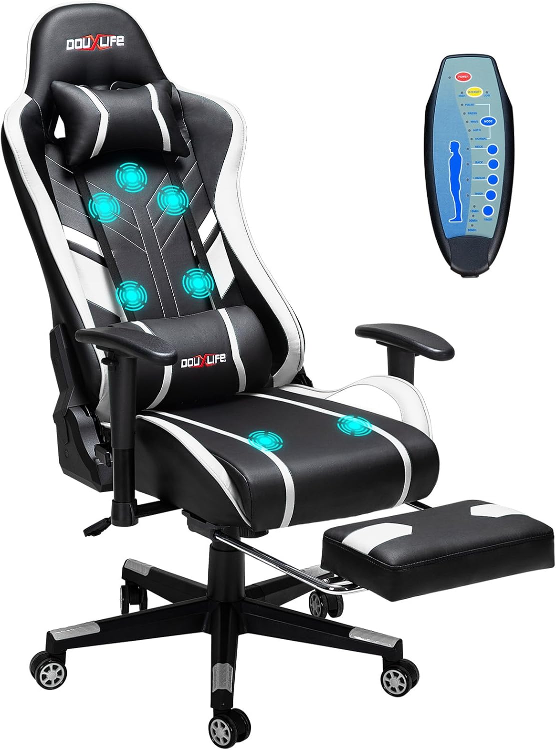 7-Point Massage Gaming Chair