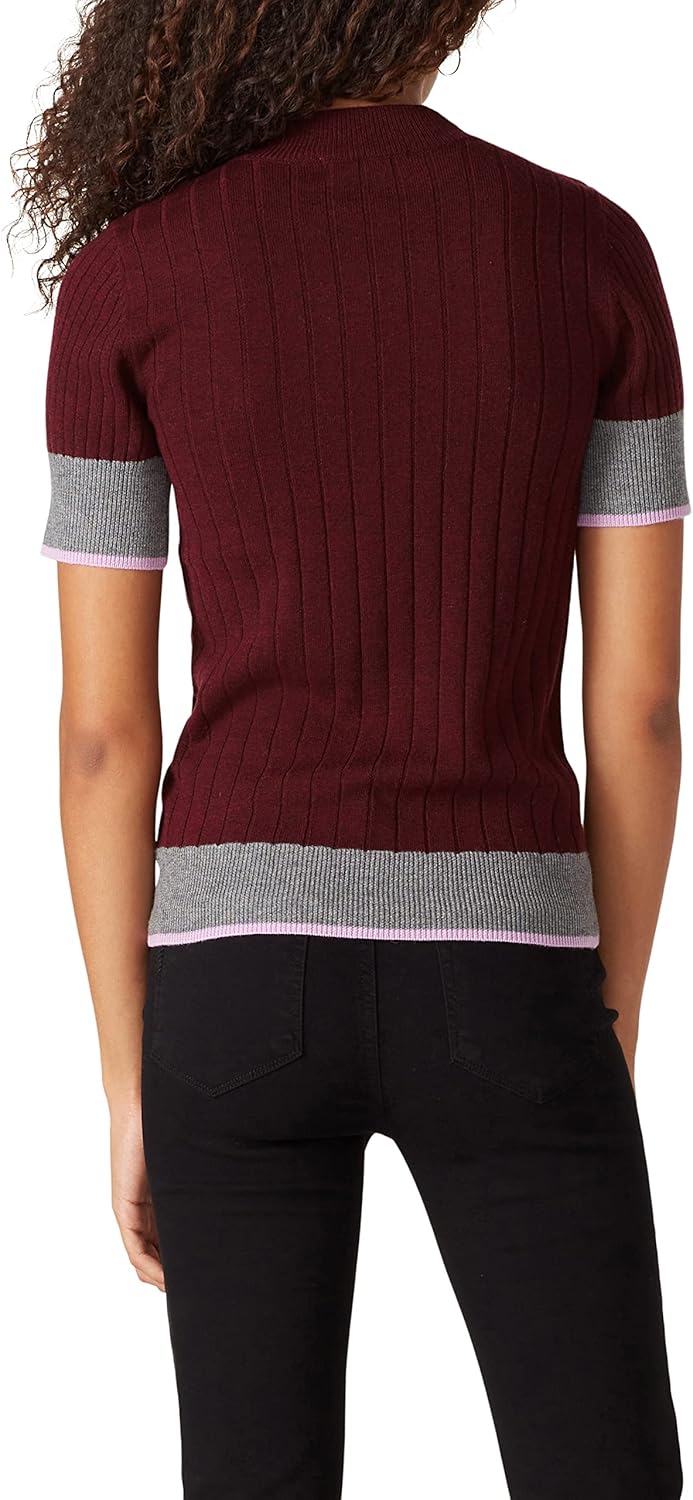 TOME Collective Rent The Runway Pre-Loved Plum Ribbed Sweater - Image 4