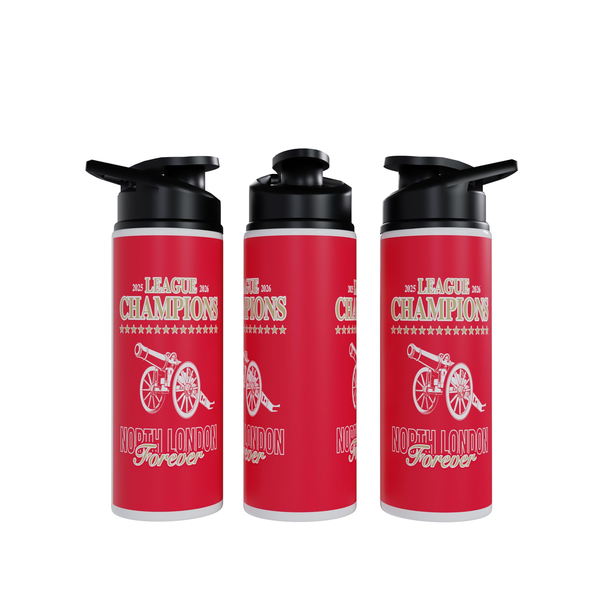 Partisan ARS League Champions 25/26 Bottle - 3 Styles to choose from - 600 or 750ml (600, Millilitres, Cannon Logo)