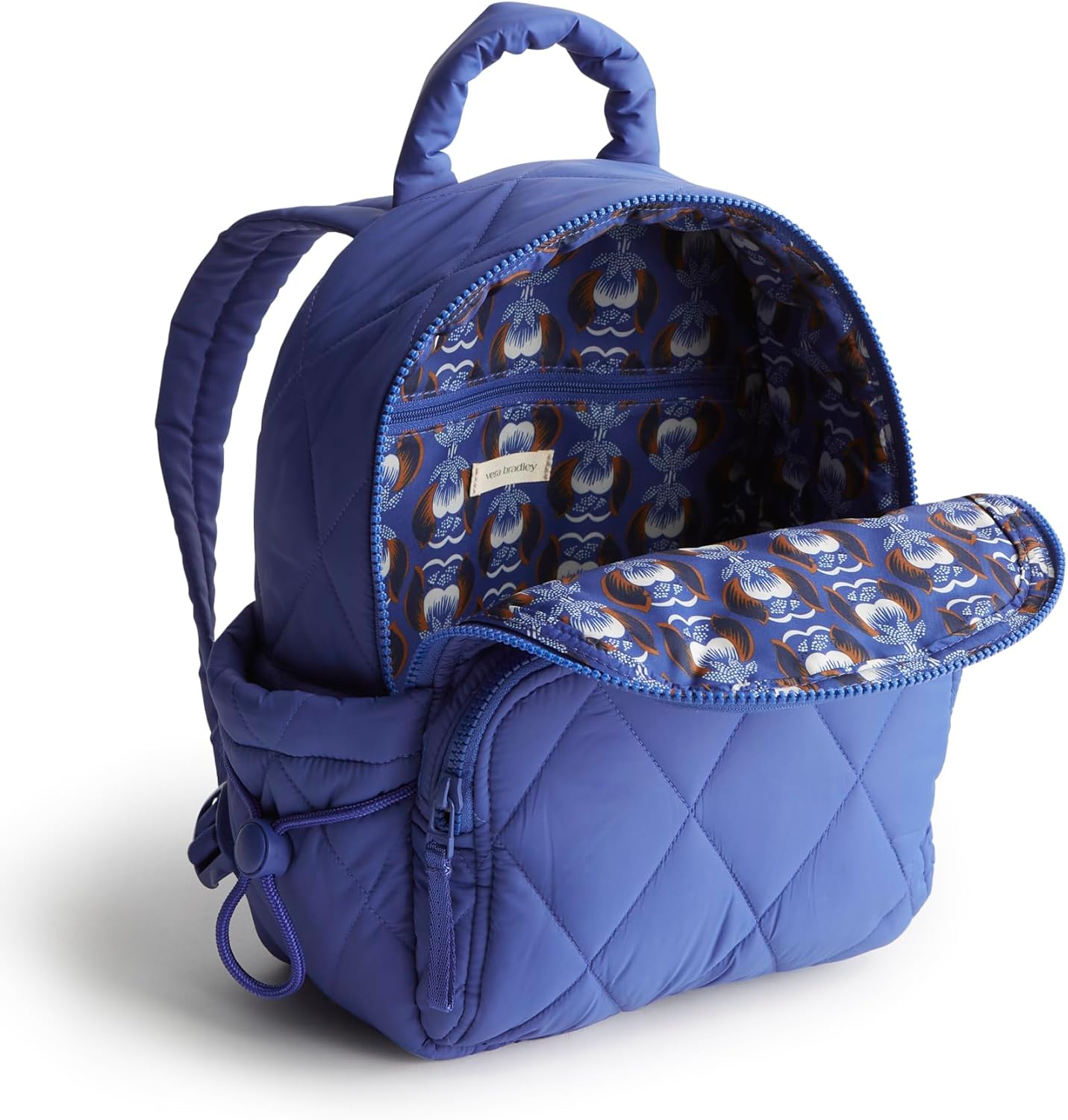 Vera Bradley Women's Small Banbury Backpack - Featherweight, Deep Ultramarine, One Size - Image 6