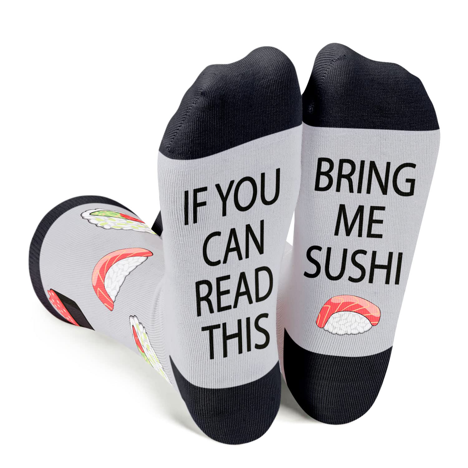 Zmart If You Can Read This Socks, Funny Novelty Food Lover Gifts for Men Boys