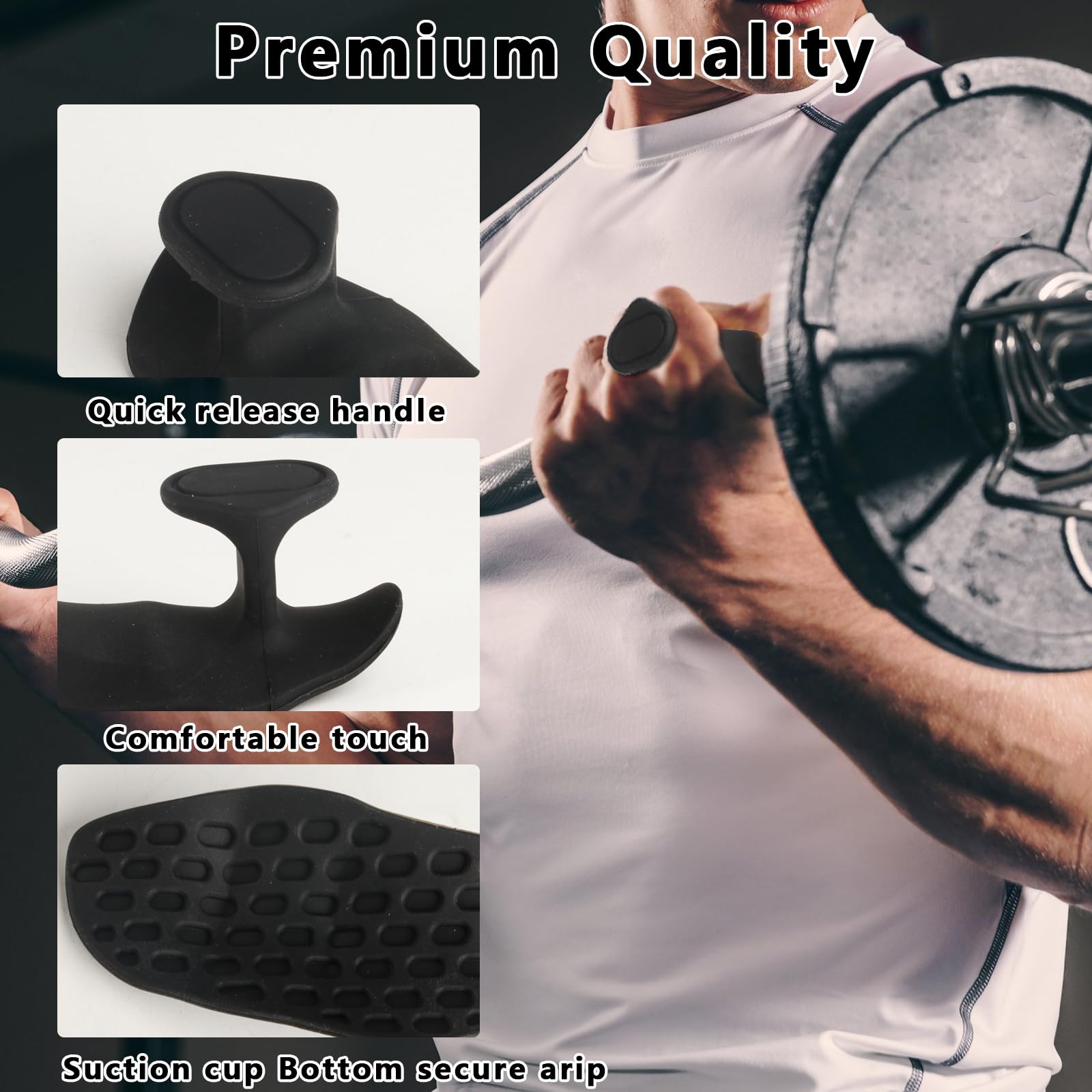 2 Pares de Fitness Grip Pads para Crosstraining y Entrenamiento, Calleras de Agarre para Entrenamiento de Fuerza, Agarres de Gimnasio Antideslizantes para Gimnasia, Hombres y Mujeres + 2 cajas