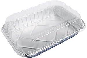Reynolds Kitchens Aluminum Cake Pans with Lids, Blue, 13x9 Inch
