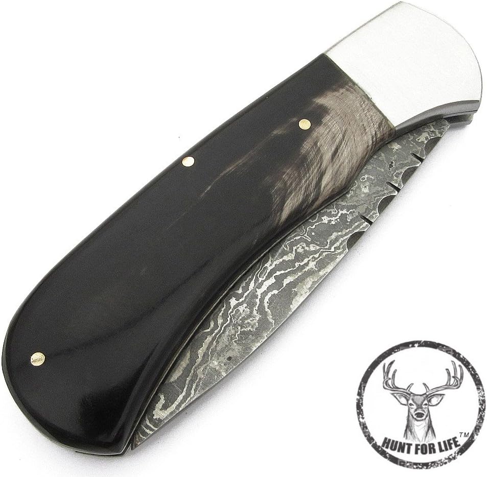 Armory Replicas™ - Deadlock Damascus Slipjoint Pocket Knife