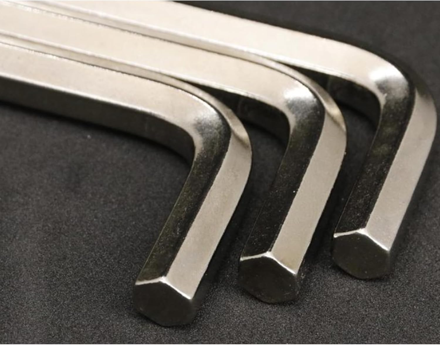 Hex Key,Long Hex Key Wrench Set,L Shaped Hex Wrench Set,Standard 17mm,Steel Nickel-Plated,Silver,Pack of 2 Pcs