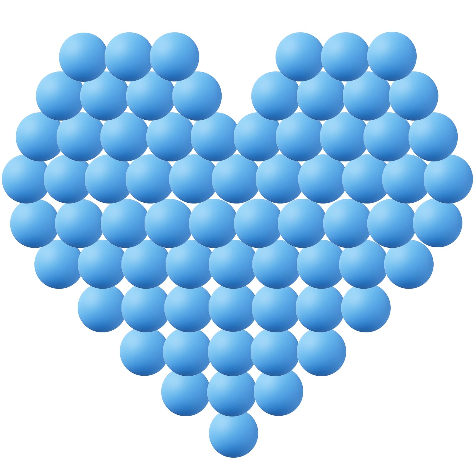 Petiy Beauty 120 Pack Colored Ping Pong, 40mm Table Tennis Balls, Beer Ping Pong Balls Games Fun Arts, Cat Balls, DIY Intellectual Development Tools, Party Decoration(Light Blue)