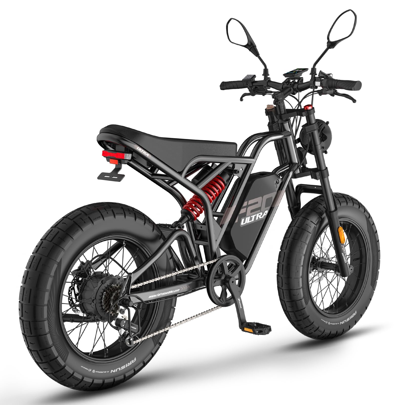 Fafrees F20 Ultra E Bike 20 * 5.0 Zoll Elektrofahrrad, 48V 25Ah Akku City E-Bike, Fatbike Motor 75N.m, EU-typgenehmigt (L1e-B), Mountainbike Reichweite bis zu 140-200Km