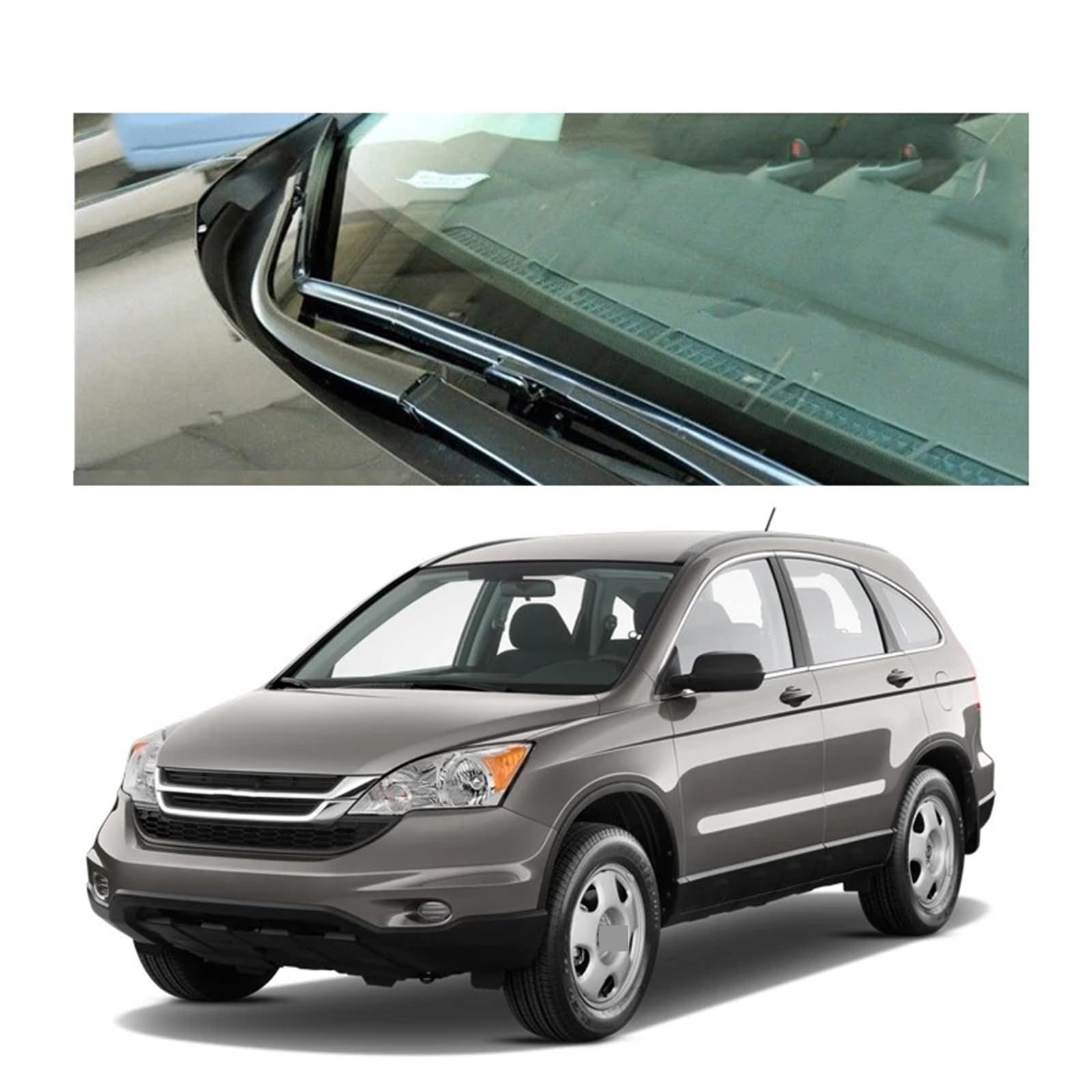 Coches Limpiaparabrisas Escobilla Juego De Limpiaparabrisas Delantero LHD Para CRV CR-V 2007-2011 26 "+17" + 14"