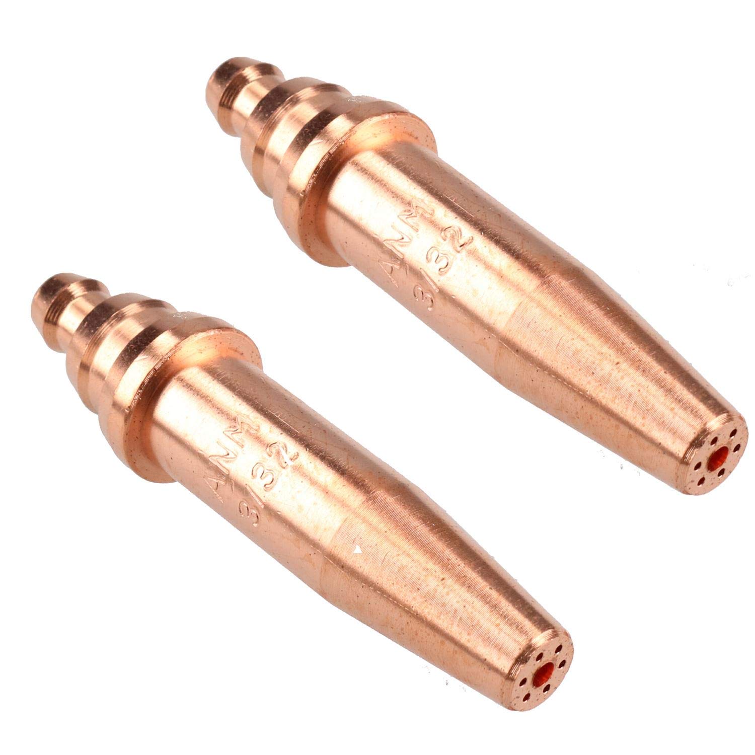 ANM Oxygen Acetylene Gas Cutting Nozzle Tip Standard 3/32" 90-150mm 2pk