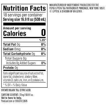 Pure Leaf Unsweetened Iced Real Brewed Tea - Never From Powder - By Gourmet Kitchn - 3 Boxes (16.9oz - 18 pk per Box), Total 54 Bottles 3 Pack (54 Bottles)