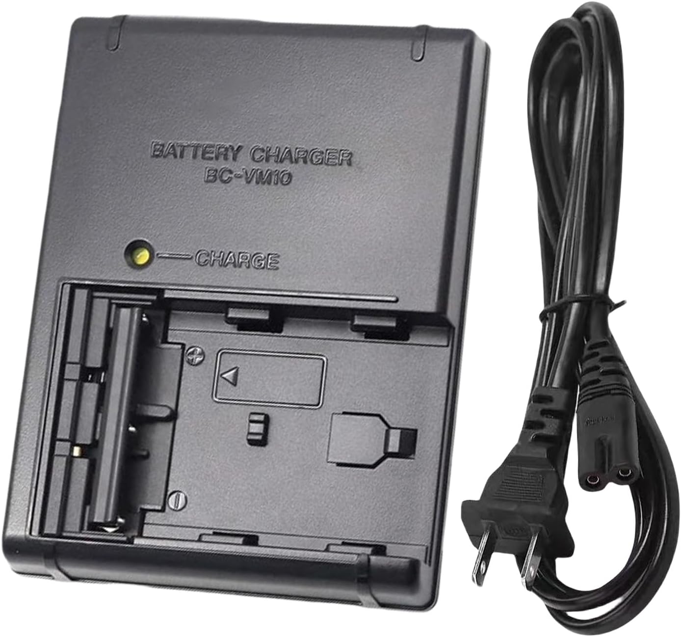 BC-VM10 NP-FM50 NP-FM55H NP-FM500H Battery Charger Compatible with Sony DSLR-A100 DSLR-A200 DSLR-A300 A350 DSLR-A500 A550 DSLR-A700 DSLR-A900 A450 A500c A560 Digital Camera & 120cm AC Power Cord
