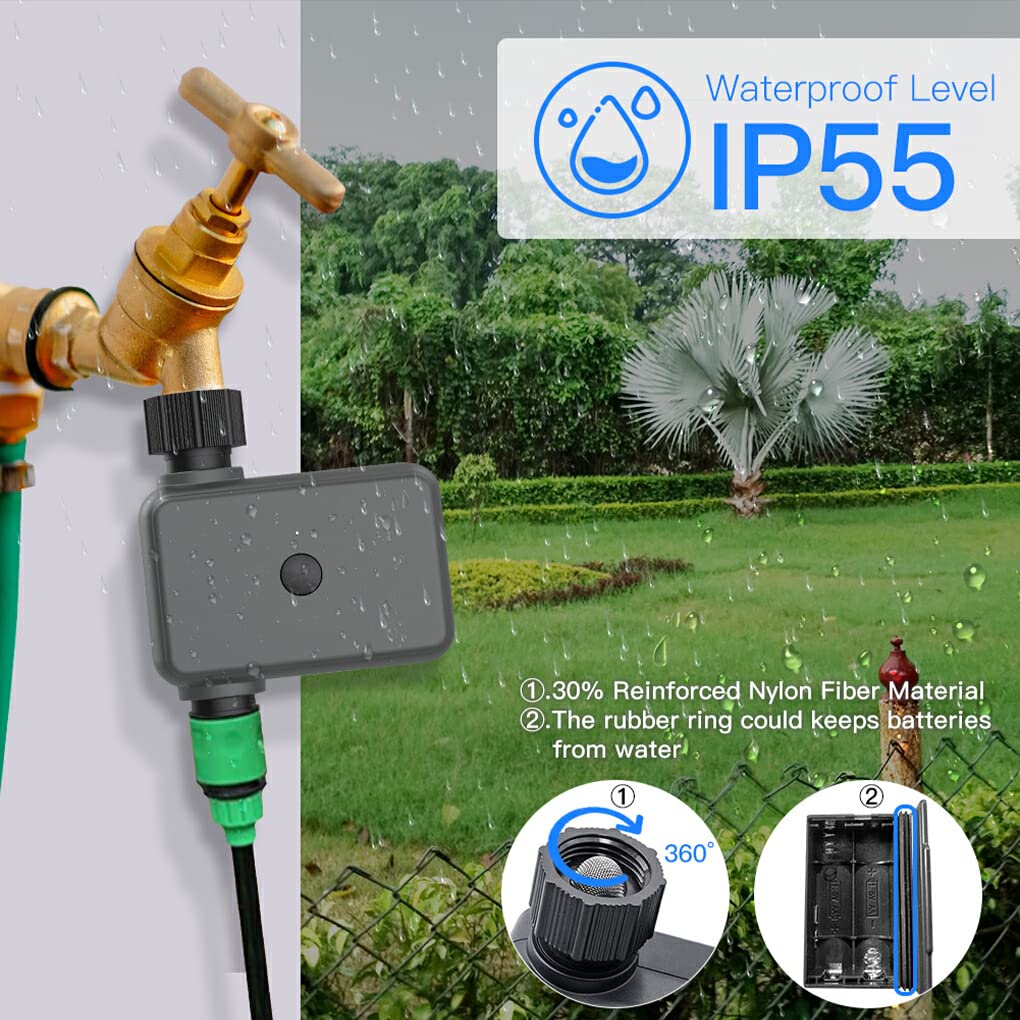 Smart Faucet Timer per irrigazione Regolatore per Rubinetto da Giardino Regolabile Programmatore per irrigazione Riutilizzabile programmabile a Prova di perdite