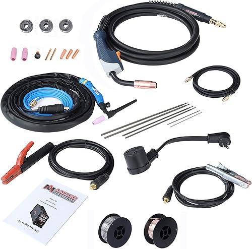 Miniatura 6 de MTS-205 205 Amp MIG/TIG-Antorcha/Stick Arc Combo Soldador, Soldadura Aluminio (MIG) 110/230V Doble Voltaje Soldadura Nuevo