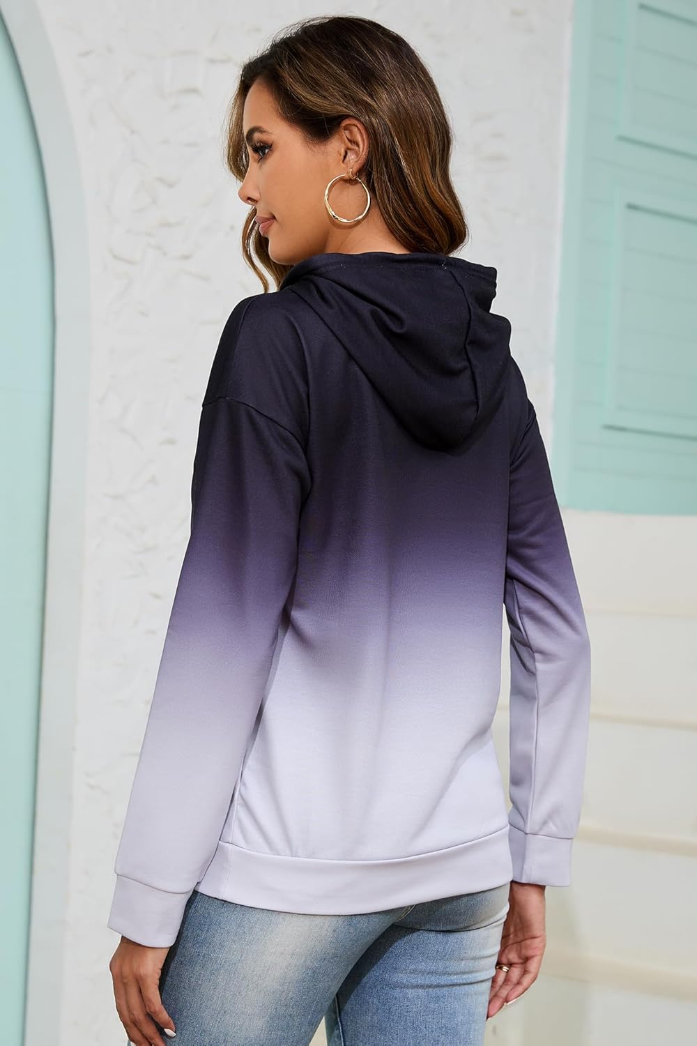 Tie Dye Hoodies for Women Teen Girls 2025 Sweatshirts Winter Fall Fashion Clothes Outfits - Image 7