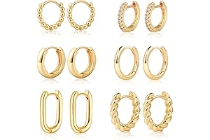 Petite Gilded Hoops Elevate Feminine Charm