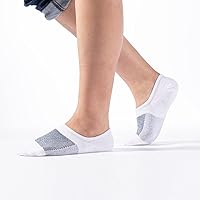 Vista 2 de IDEGG - Calcetines deportivos de algodón de corte bajo con agarre antideslizante para hombres