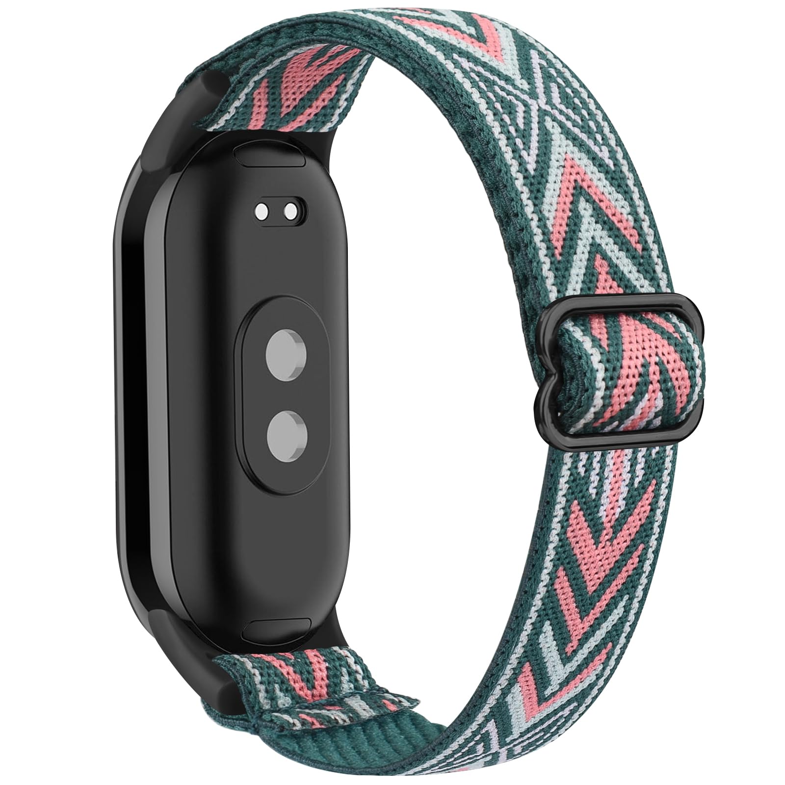 Elastic Bracelet Compatible with Xiaomi Mi Band 8/9/10 Strap, Stretchy, Adjustable, Breathable Nylon Strap for Xiaomi Mi Smart Band 8/9 /10 Band for Men and Women