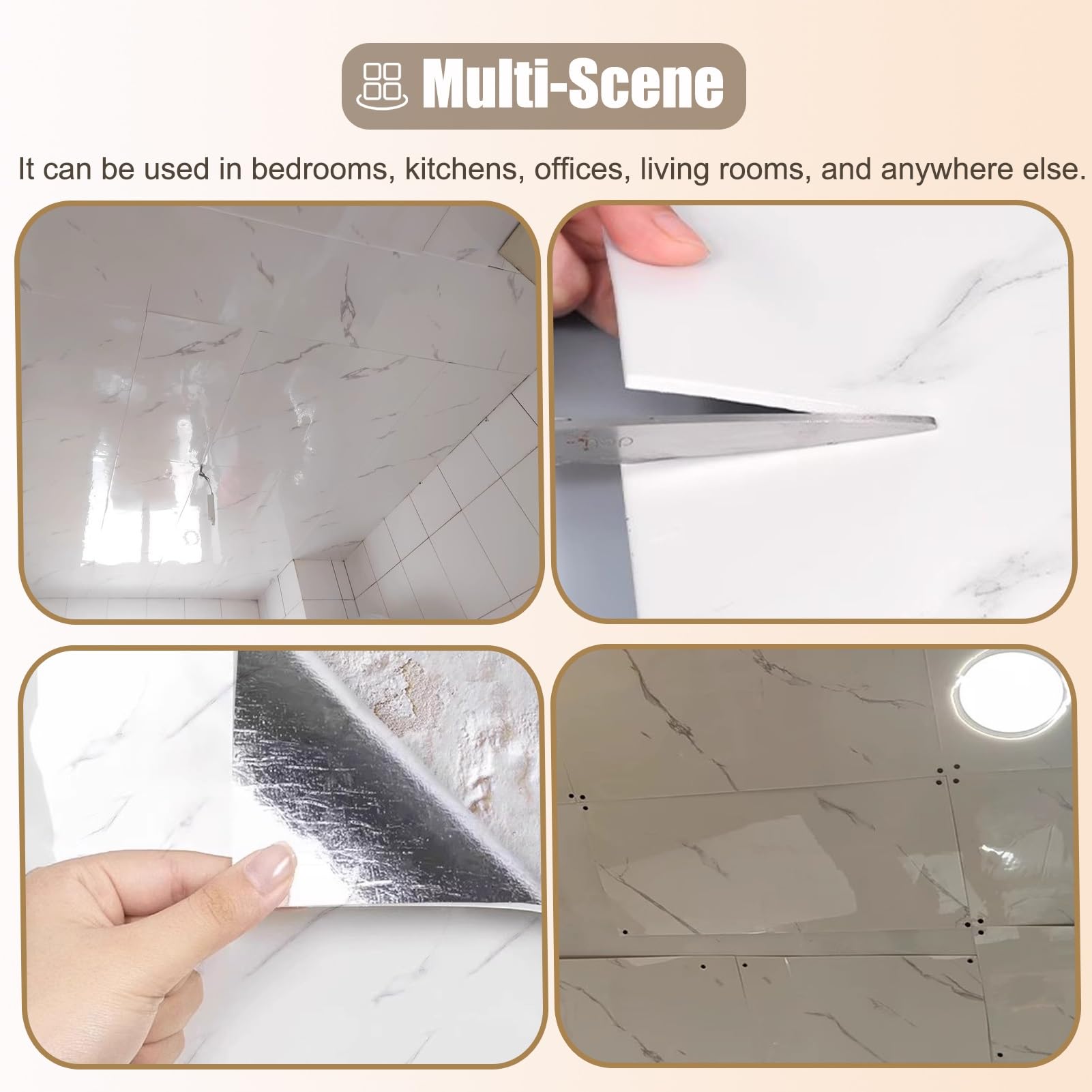 3D Decoratieve Pvc-Plafondtegels Plastic Muurcomités Voor Openbare Dc 269