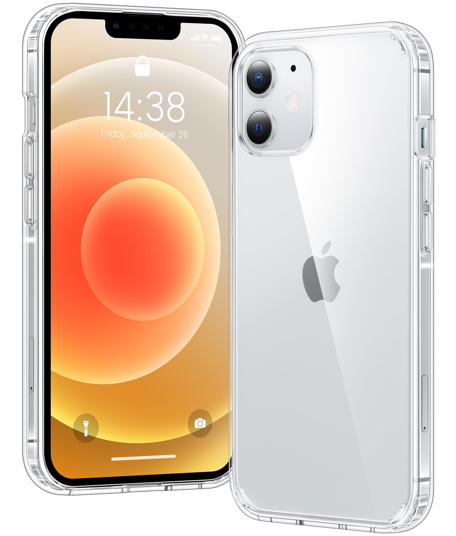 Clear Case for iPhone 15, Ultra Thin, Shockproof TPU Cover, Anti-Yellowing, Crystal Clear, Phone Case for Apple iPhone 15 - Clear — view 276