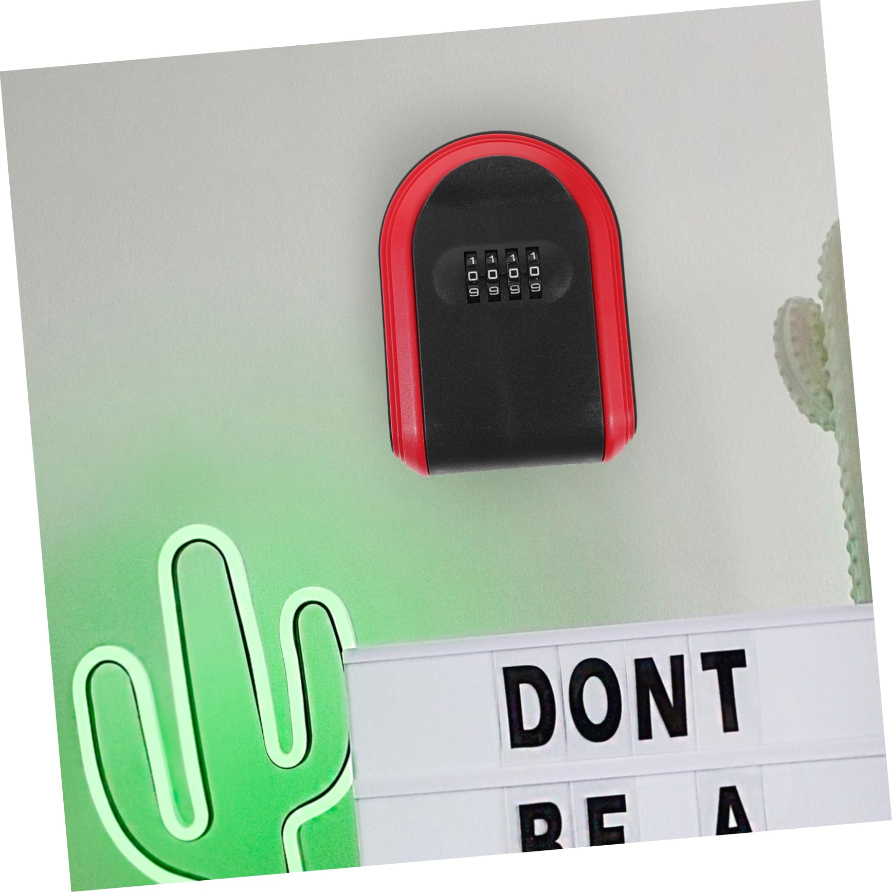 SEWACC 5pièces Boîte à Clés Extérieure avec Code Sécurisé Rangement Pratique pour Clés USB Et Petits Objets Installation Facile pour Maison Bureau Et Locations