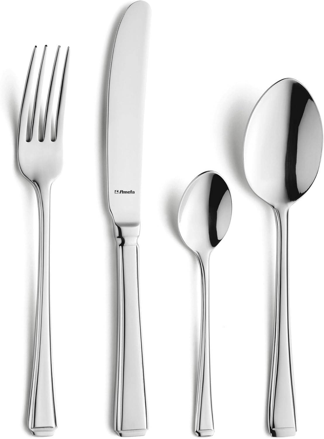 Amefa Monogram Harley Cutlery Set Stainless Steel 16 Piece