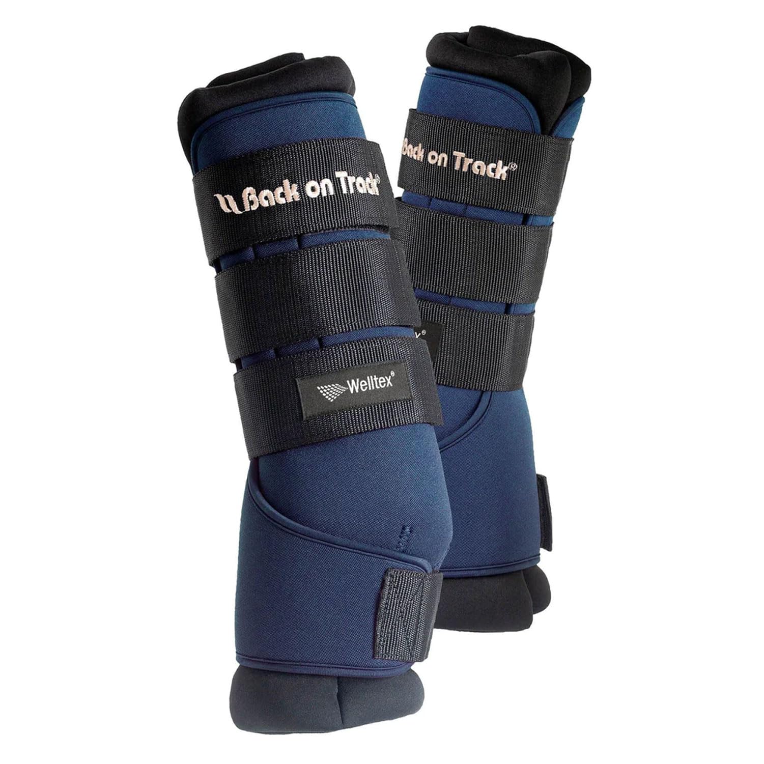 Back on Track Horse Royal Quick Wraps (18 Inch, Navy)