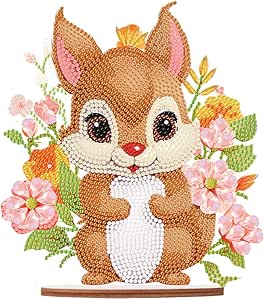 5D DIY Diamond Painting Set Tiere & Blumen - Kreative Tischdekoration Zum Selbermachen