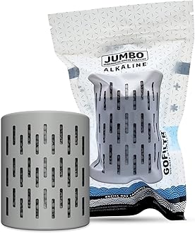 GOFILTR Jumbo Alkaline Water Infuser - 9.5 pH + Electrolytes For Any Large Water Bottles/Pitchers, 300 Gallon / 3 Months, Ionized Mineral Alkaline Water Infuser (1 Pack)