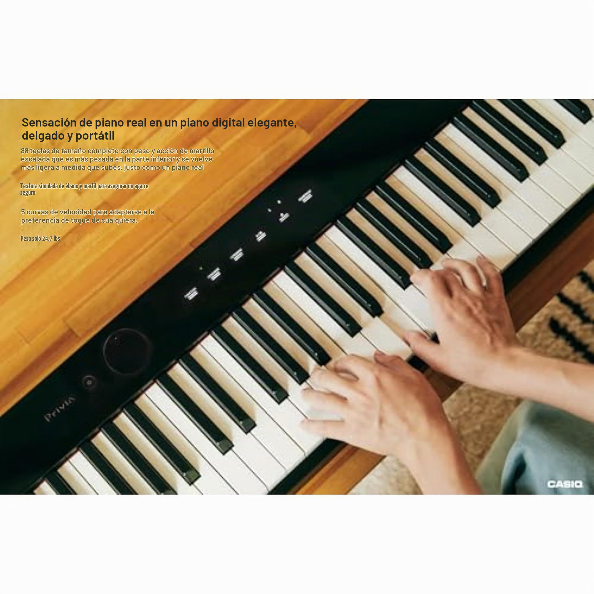 Amazon.com: Casio Privia PX-S1100 - Piano digital de 88 teclas con