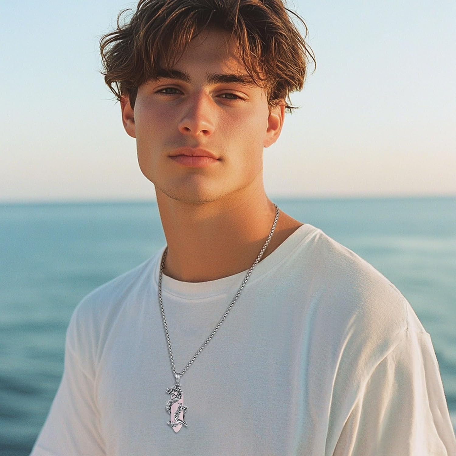 CELESTIA Crystal Dragon Necklace for Women and Men Amuleto de Proteccion Dragon Pendant Spiritual Gift Gemstone Amulet Jewelry - Image 5