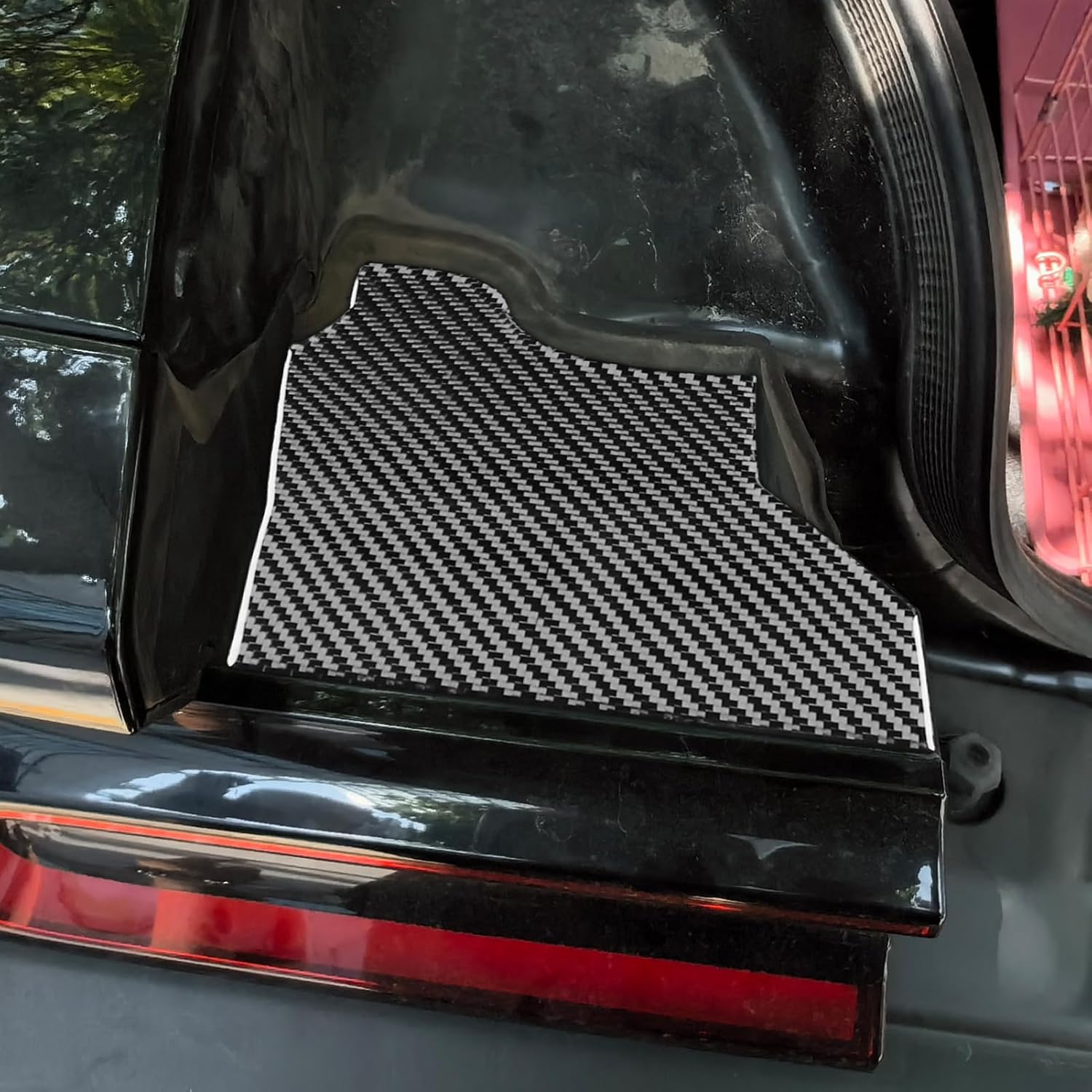 Carbon Fiber Trunk Decoration Compatible with Dodge Challenger 2015 2016 2017 2018 2019 2020 2021 2022 2023 Accessories Rear Boot Interior Lid