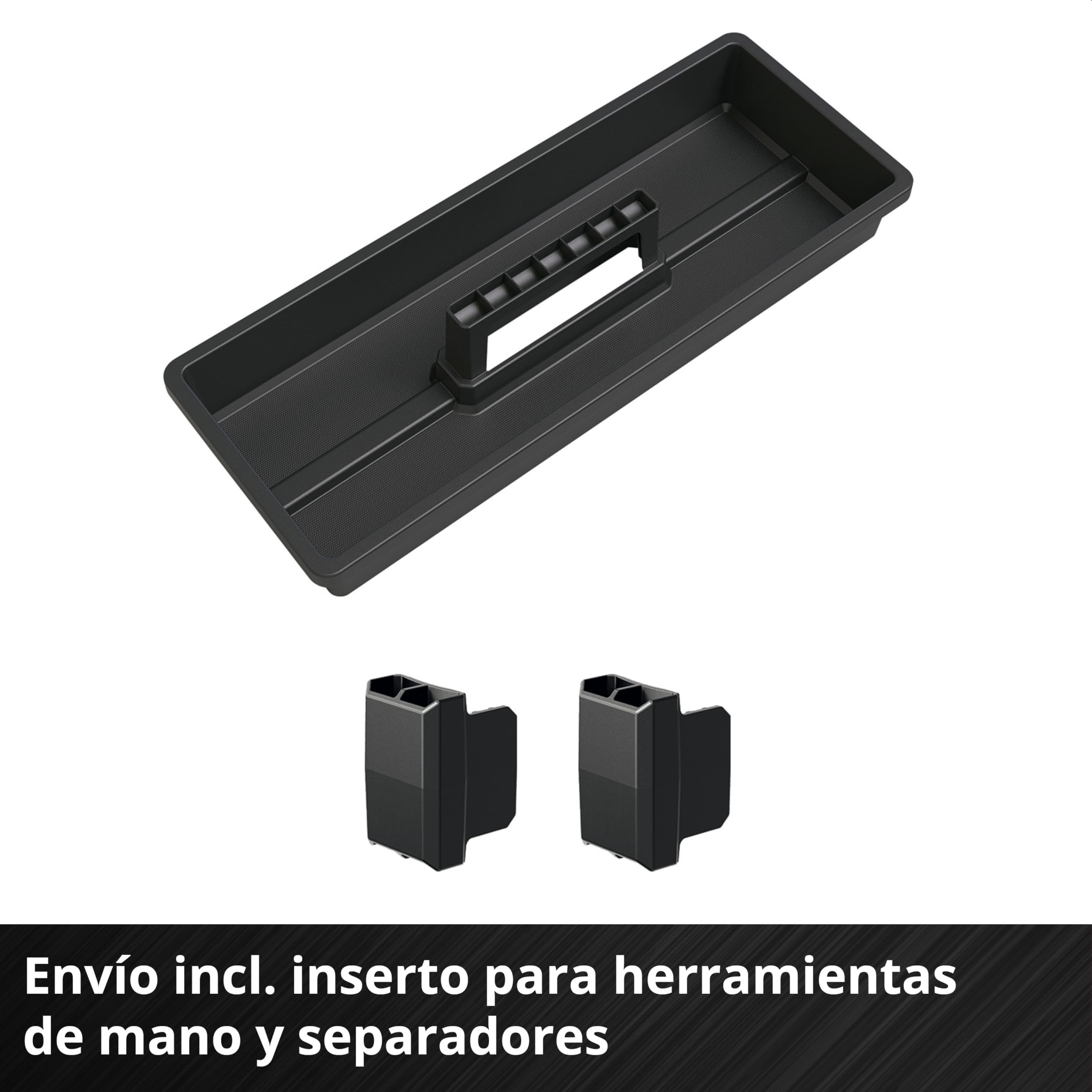Original Einhell E-Case L SEALED (sistema E-Case, máx. 120 kg, a prueba de polvo + a prueba de chorros de agua, asa de trolley, compatible con E-Case Half Size, extensible, 44 x 40 x 36 cm)