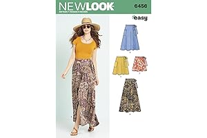 NEW LOOK Misses' Easy Wrap Skirts in Four Lengths