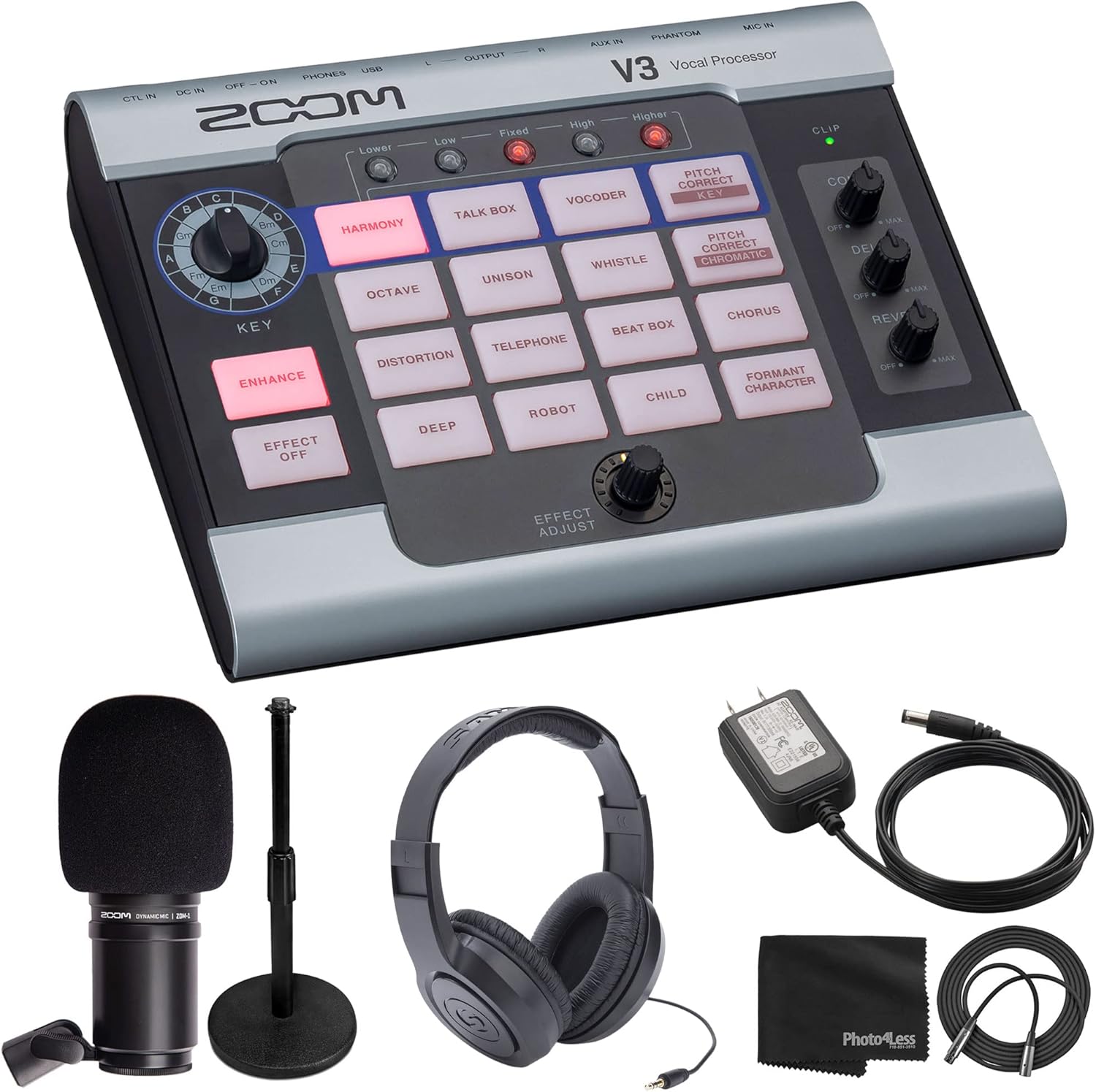 Zoom V3 Vocal Processor + Acc.