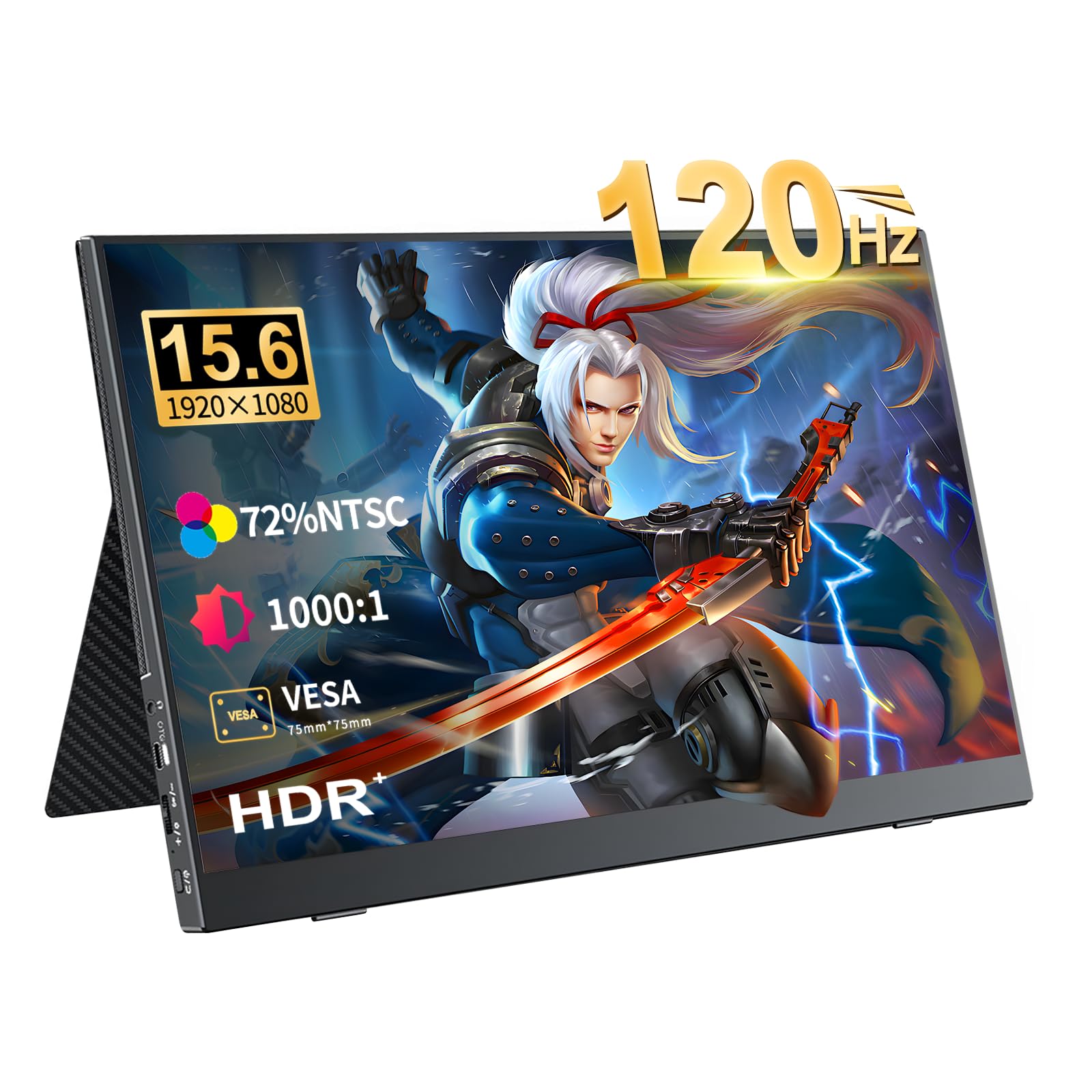 Amazon.co.jp: Mayfee! モバイルモニター 15.6インチ 120Hz ゲーミング