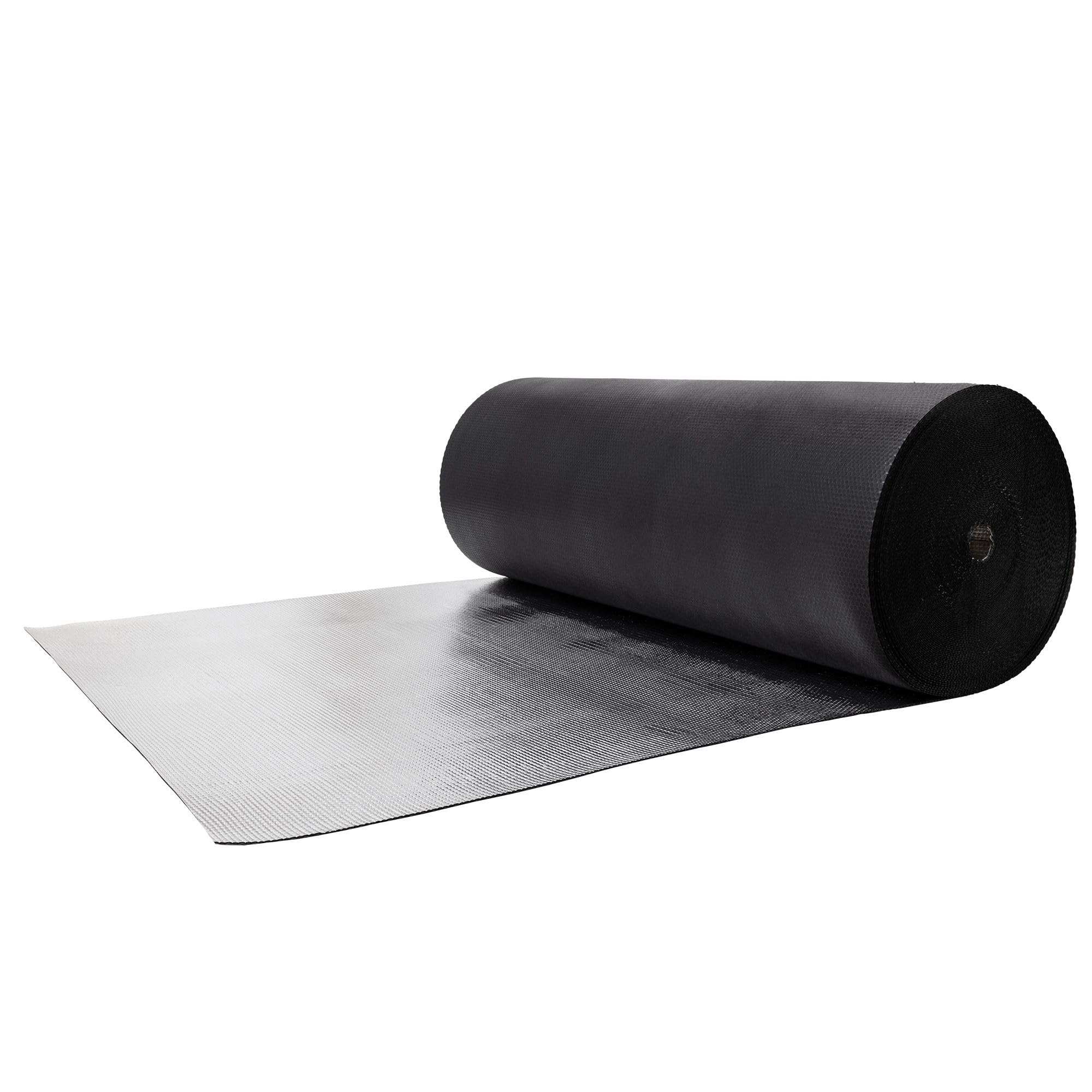 Corrugated Poly Underbelly Material | 76 3/4" Wide | Repair | (15 Foot) Black