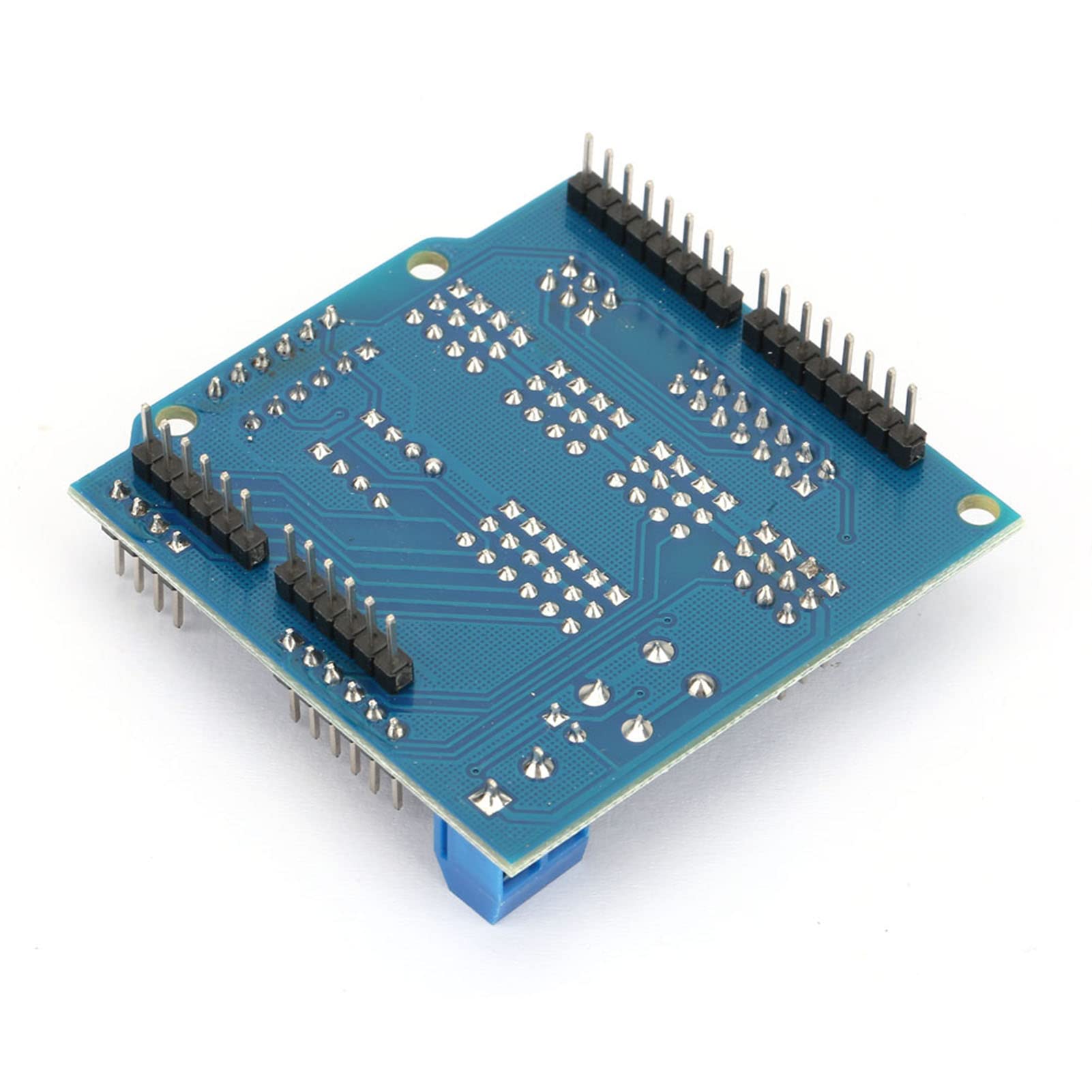 Sensor Expansion Board, Sensor Shelter V5.0 Expansion Board Module Expansion Sensor Shelter Module Supports Ultrasonic Sensor Port, 12864 S P Port for Electric