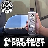 Vista 5 de Chemical Guys, Heavy Metal Polish SPI_402_16 - Abrillantador pesado restaurador y protector para metales (16 oz) y toallas de microfibra de grado