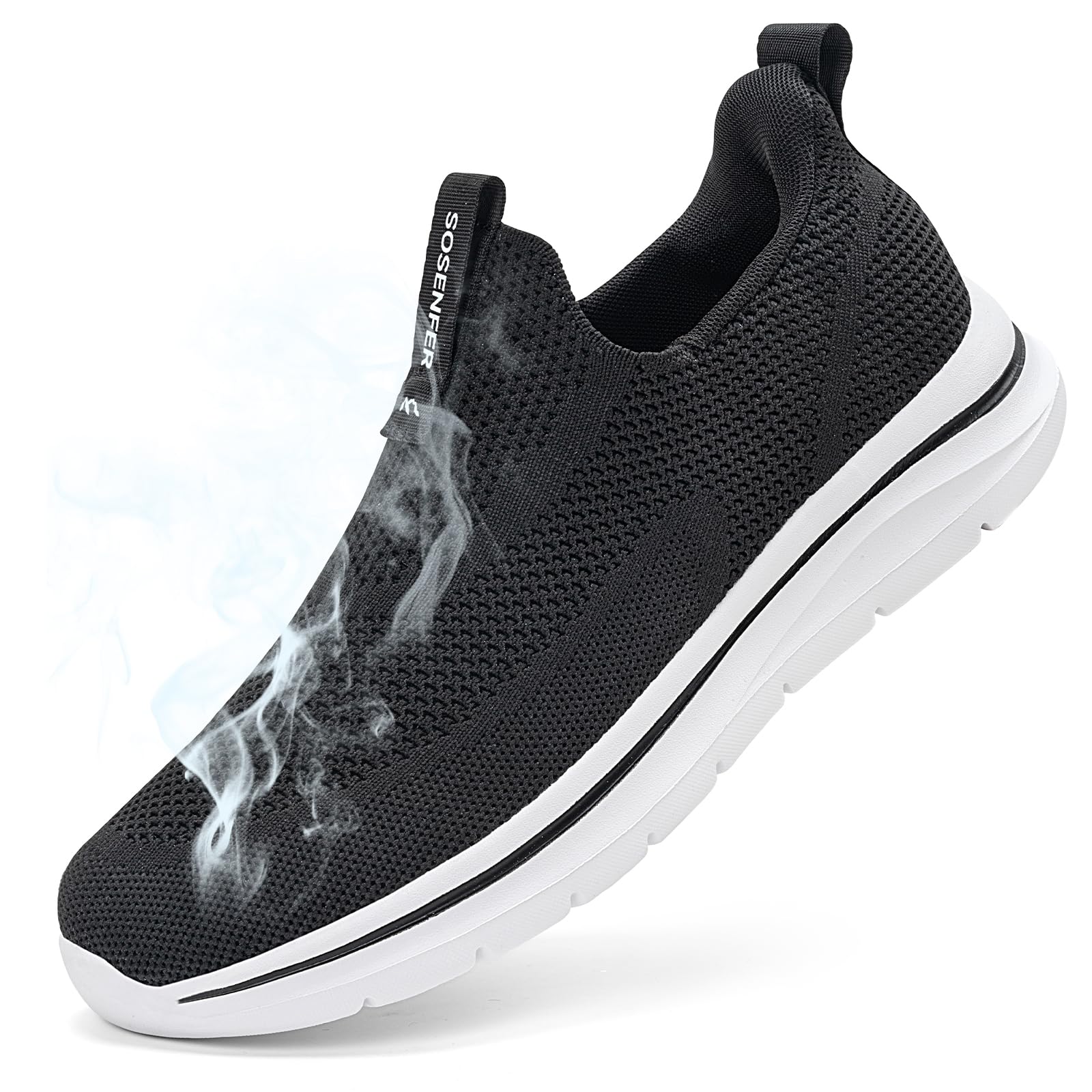 Shoes Men's Slip On Trainers Fitness Trainers Breathable Without Laces Walking Shoes Hands-Free Leisure Slip-On Shoes-image-37