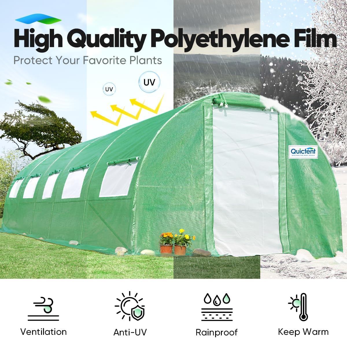 Quictent Upgraded Greenhouse Review Greenhouse Galaxy